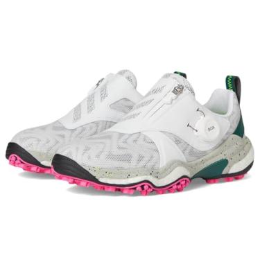 Imagem de adidas Tênis feminino Codechaos Boa 25, Calçado Branco/Prata Metálico/Verde Colegiado, 8.5