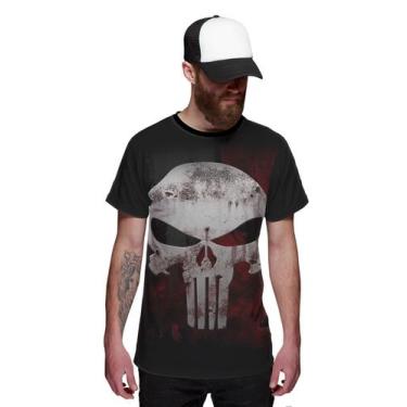 Imagem de Camiseta Justiceiro The Punisher Caveira Blood Sangue - Di Nuevo, G, P