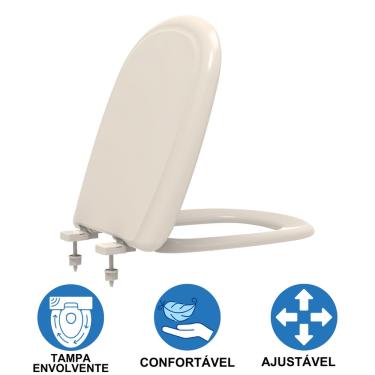 Imagem de Tampa Assento Vaso Sanitário Icasa Sabatini Branco