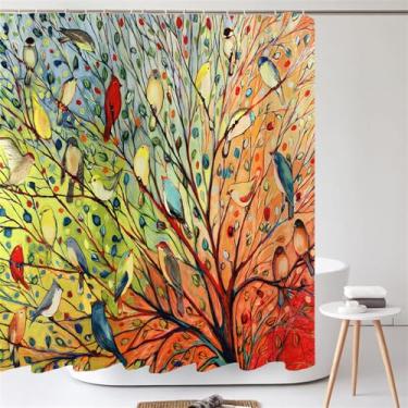 Imagem de Cortina de banho estampa dente de leão borboleta flor cortina de chuveiro 180 * 180cm impermeável banheiro casa lavável tecido tela de banho, JK5809, L210xA180cm