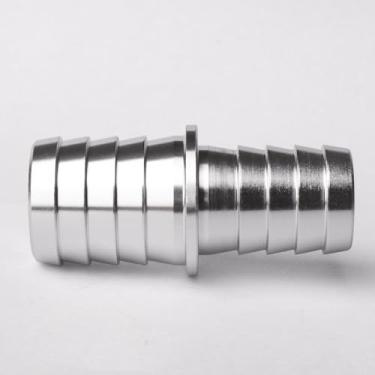 Imagem de Adaptador de mangueira farpada de alumínio 5/20.3 cm a 3/10.2 cm - Encaixe de refrigerante/intercooler para radiador e trocador de calor (pacote com 1)