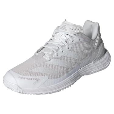Imagem de adidas Tênis feminino Defiant Speed 2, Branco/Cinza, 9