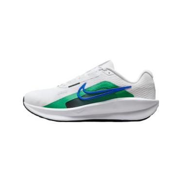 Imagem de Nike Tênis de corrida feminino Downshifter 13 (extra largo) (FZ3088-102, branco/verde estádio/preto/azul corredor), Branco/verde estádio/preto/azul corredor, 38