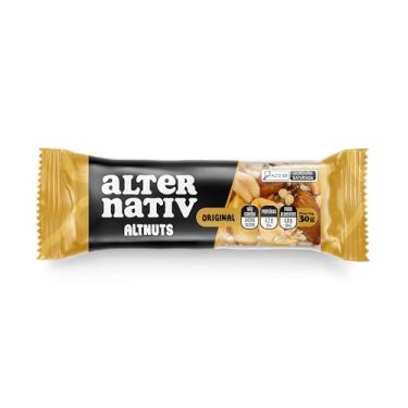 Imagem de Alternativ Barra de Castanhas Sabor Original com Uva Passa – 30g, Fonte de fibras