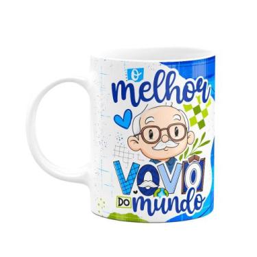 Imagem de Caneca dos Avós Cartoon - O melhor vovô do mundo - JPS INFO