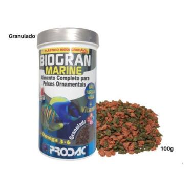 Imagem de Ração Prodac Biogran Marine Granulada Peixes Marinhos 100g