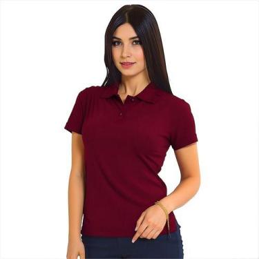 Imagem de Camisa Polo Feminina Camiseta Gola Atacado Uniforme Piquet - Vesttuari