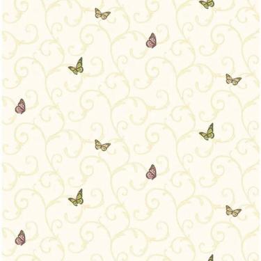 Imagem de Papel De Parede All Kids Borboletas H2910903 Rolo 10m X 0,53m