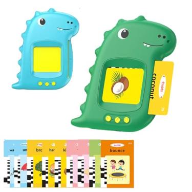 Imagem de Brinquedo Educativo Infantil Com Leitor de Cartões Flash em Português e Inglês (X-289-AZUL, Pequeno)