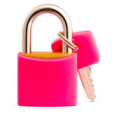 Imagem de 2 Cadeados Coloridos 20mm com Chaves  Proteção Segura para Armários e 