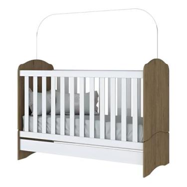 Imagem de Berço Americano 3 em 1 Bebê Mini Cama Infantil Bala Menta Multifuncion