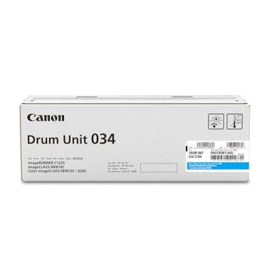 Imagem de Canon Cartucho de tambor genuíno 034 ciano (9457B001), 1 pacote, para impressoras a laser Canon Color imageCLASS MF810Cdn, MF820Cdn
