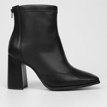 Imagem de Bota Cano Curto Vizzano Bico Quadrado Feminina-Feminino