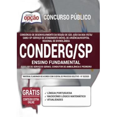 Imagem de Apostila Conderg Sp (Samu Sp) - Auxiliar De Serviços Gerais - Apostila