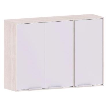 Imagem de Armário Aéreo para Cozinha 120 cm 3 Portas Atenas