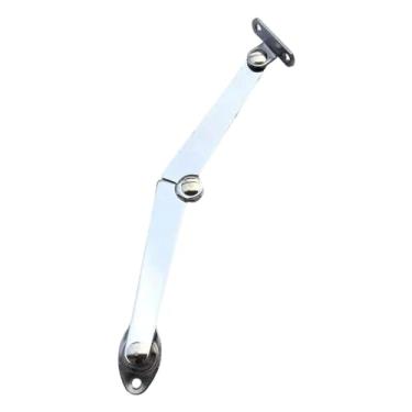 Imagem de Generic Dobradiça de suporte de tampa, dobradiça de armário, instalação simples, peças multifuncionais, suporte de tampa com parafusos de montagem para, para O Lado Esquerdo