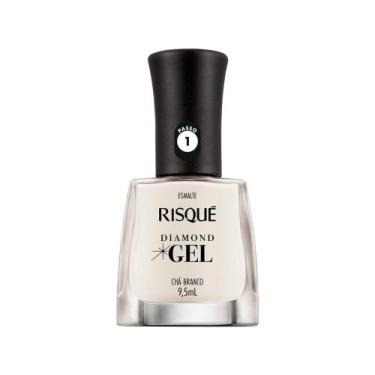 Imagem de Esmalte Risqué Diamond Gel Chá Branco - Hipoalergênico 9,5ml, Chá Bran