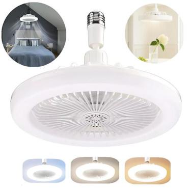 Imagem de Luminária de Teto com Ventilador LED 36W E27, Para Todos os Climas - A