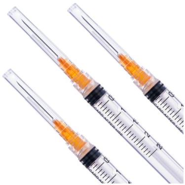 Imagem de Seringa SHAOTONG 2,5 mL Luer Lock com agulha de 25 G e 1 cm (pacote co