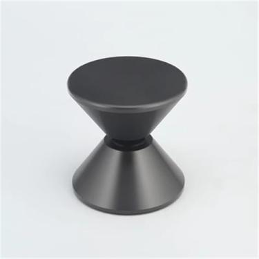 Imagem de Maçaneta para porta de vidro de banheiro, armário de exposição de porta de correr de cozinha, redonda, com furo único, m