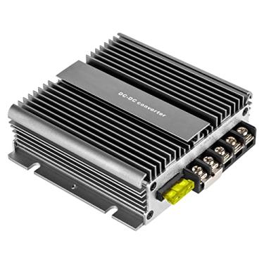 Imagem de dkplnt Carrinho de golfe 40A 480W 12V 48V 36V para 12V Conversor Step Down Transformer regulador de tensão, revestimento de liga de alumínio impermeável com controle Acc