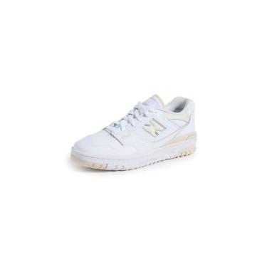 Imagem de New Balance Tênis feminino 550, Branco/linho, 40