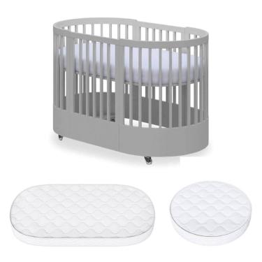 Imagem de Berço 3 em 1 Progressivo com Colchões Inclusos Wave Divicar CR40123