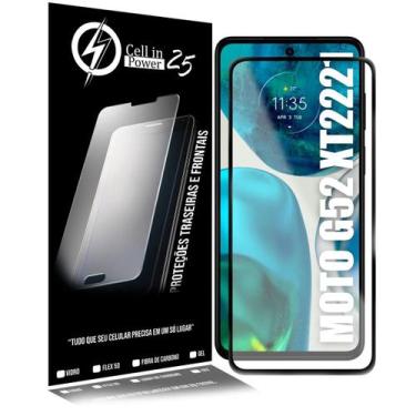 Imagem de Película Vidro 3d compativel Moto G52 XT2221 6.6 PRETA - Cell In Power