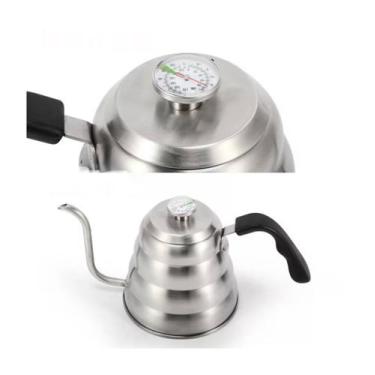 Imagem de Chaleira De Café Por Gotejamento1.2l/inox Com Termômetro