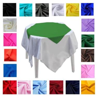Imagem de Kit 10 Toalha Cobre Mancha Medidas 75x75 Mesa Posta Festas Restaurante