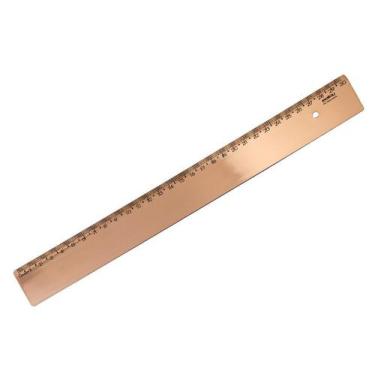 Imagem de Regua 30 Cm Cobre Waleu