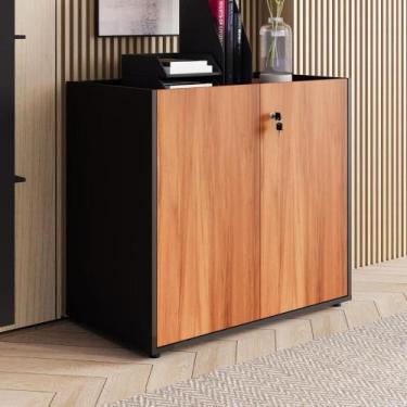 Imagem de Armário Baixo 80cm 2 Portas com Tampo Embutido F5 Office - F5 Office G