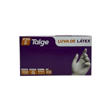 Imagem de Luva de látex talge tamanho ( g ) c/ pó caixa c/ 100 unid- - TALGE.