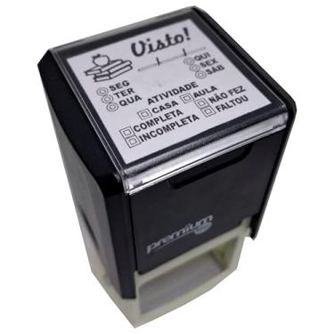 Imagem de CARIMBOS AUTOMÁTICOS PREMIUM 4040 - VISTO PROFESSORA