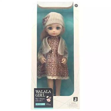 Imagem de Boneca Walala Girl 35cm com Roupas Estilosas Infantil - Toys Import J24270