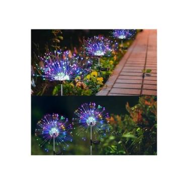 Imagem de Luzes solares de fogos de artifício Micro LED Multicolor (2 unidades) 