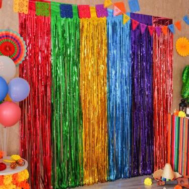 Imagem de Decorações de festa Fiesta Mega-L Fiesta 4 Pack Backdrop - Mega-Loopol