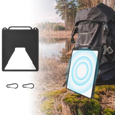 Imagem de Mini capa de silicone, capa protetora de silicone reutilizável com ganchos, capa protetora lavável para Starlink Mini, mini capa multifuncional para caminhadas ao ar livre e viagens para sinal sem