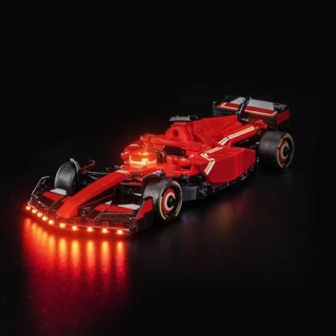 Imagem de Hilighting Kit De Iluminação Led Atualizado Compatível Com O Conjunto Construção Carros Corrida Lego Ferrari Sf-24 F1, Luzes Decorativas 77242 (Modelo Não Incluído)