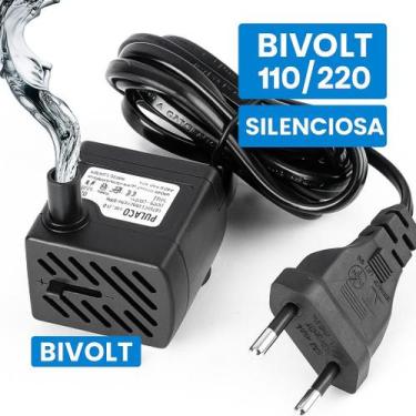 Imagem de Bombinha Para Aquário Bomba Submersa Pl118 200l Bivolt - Pulaco