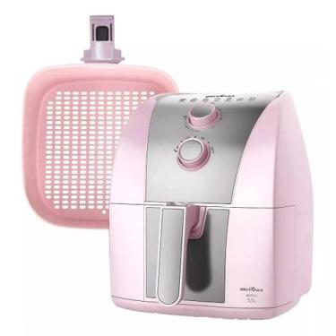 Imagem de Fritadeira Air Fryer 5,5 Litros 1500W BAFE53 Britânia Rosa 127V, Rosa,