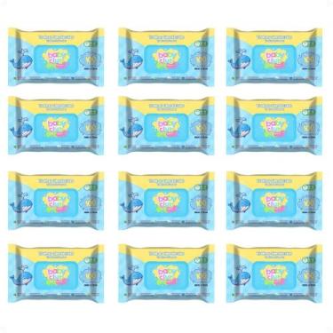 Imagem de Kit Baby Club Ultra Care: 12 Pacotes Toalhas Umedecidas Baby 20x13cm C