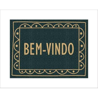 Imagem de CAPACHO BEM-VINDO MOLDURA (AZUL MARINHO)