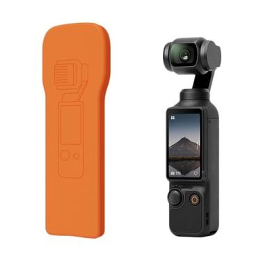 Imagem de TYUANDOUER Capa Pocket 3, capa protetora rígida compatível com DJI Osmo Pocket 3 Creator Combo, capa protetora de lente cardan leve para acessórios de câmera DJI Pocket 3 - laranja