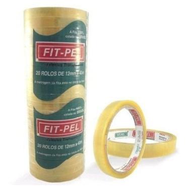 Imagem de Fita Adesiva Durex Transparente 12Mm X 40M - Rolo Com 20 Uni
