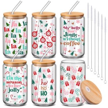 Imagem de RimCereal 6 peças presentes de enfermeira para mulheres presentes de agradecimento de enfermeira 473 ml copos de enfermeira copo de café de enfermeira com tampa de bambu e copos de vidro em forma de