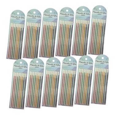 Imagem de Cartela Marca Texto em Fita Auto Adesivo Livro Estudo Tira Colante Tirinha (12, Colorido Modelo Sublinhado)