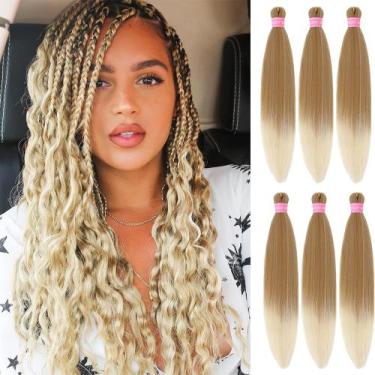 Imagem de Braiding Hair MSBELLE de 26 polegadas, pacote com 6 unidades, ombre, l