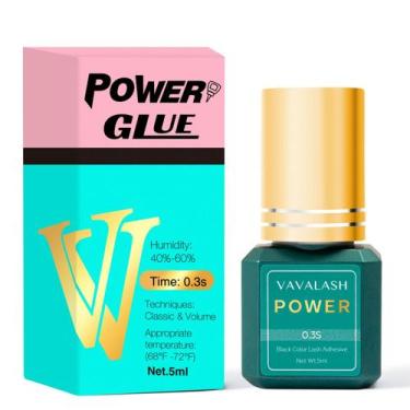 Imagem de Cola de extensão de cílios VAVALASH Power 0,3s, secagem, 5 ml, retençã