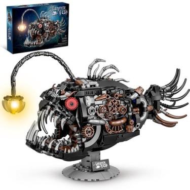 Imagem de Conjunto de construção BSESparklion Steampunk Mechanical Lantern Fish